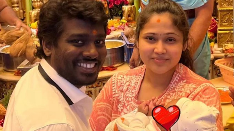 Jawan director Atlee, wife Priya reveal newborn son's name