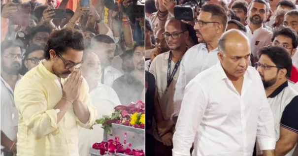 Nitin Desai funeral: Aamir Khan, Ashutosh Gowariker pay last respects