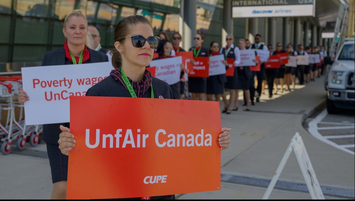 ‘We defy ‘back-to-work’ order’, striking Air Canada flight attendants