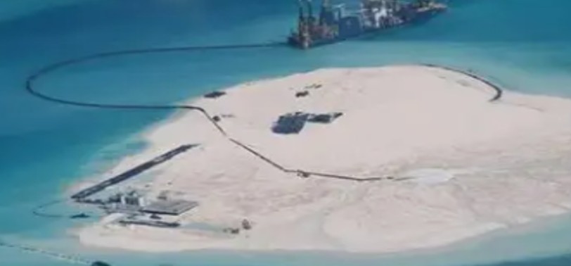 China is secretly building a massive new island in the South China Sea