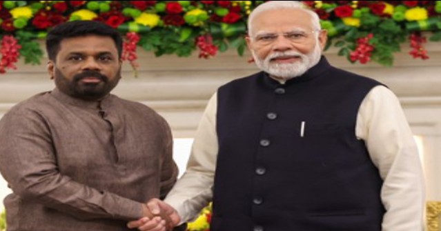 Sri Lanka President thanks PM Modi