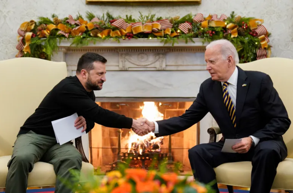 Zelenskyy urges new Ukraine aid, as Biden warns funding delay helps Putin