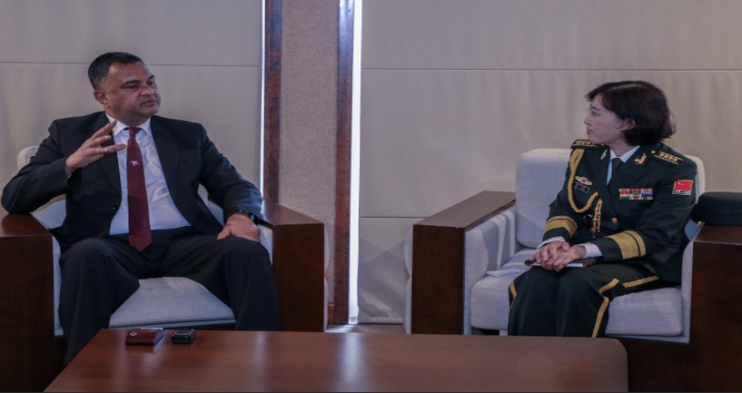 New Defence Attaché of Chinese Embassy Meets Defence Secretary