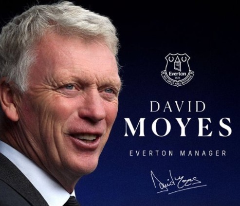 David Moyes returns as Everton manager after 12 years away