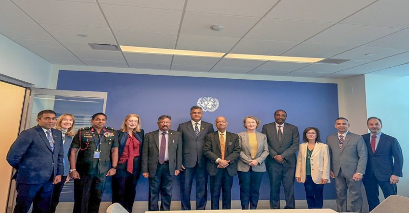 Defence Secretary Holds Talks on UN Peacekeeping Cooperation