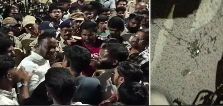 Egg thrown near Durga idol immersion procession in Hyderabad, one detained