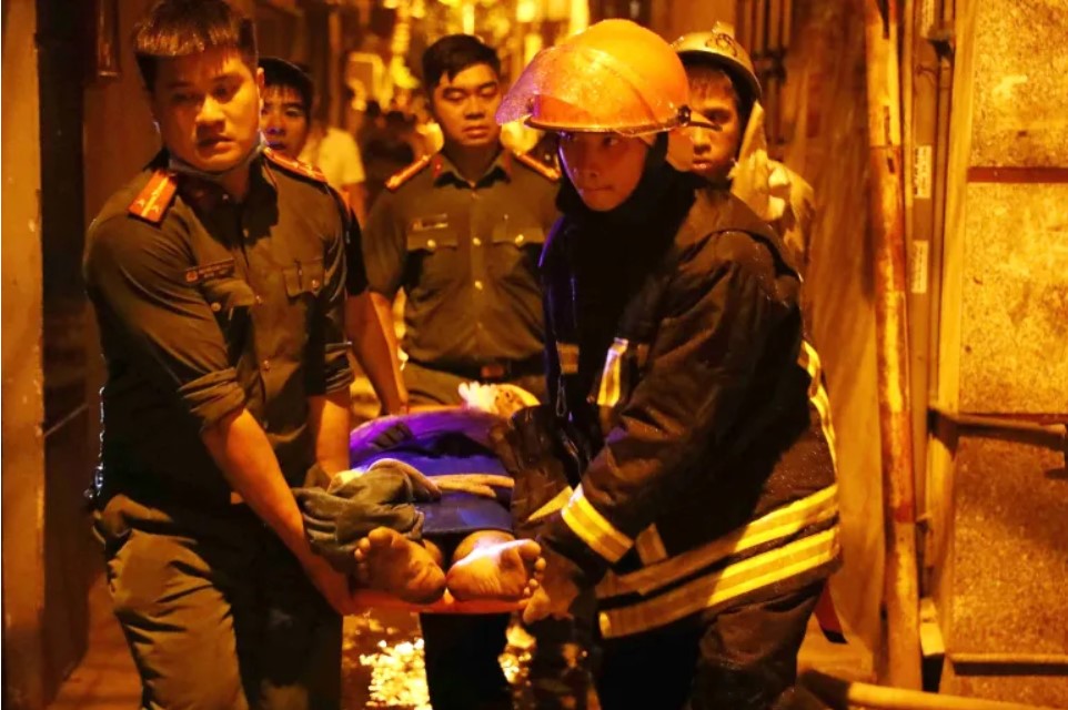 Many killed in ‘huge fire’ at apartment block in Vietnam’s Hanoi