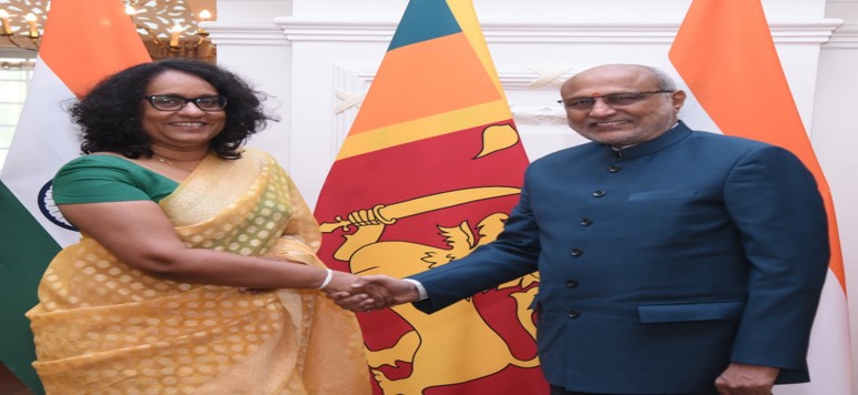 Prime Minister Harini Meets Indian Vice President