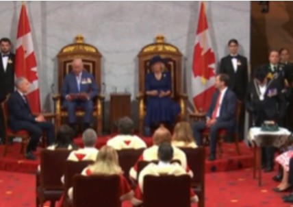 King Charles delivers throne speech at Senate