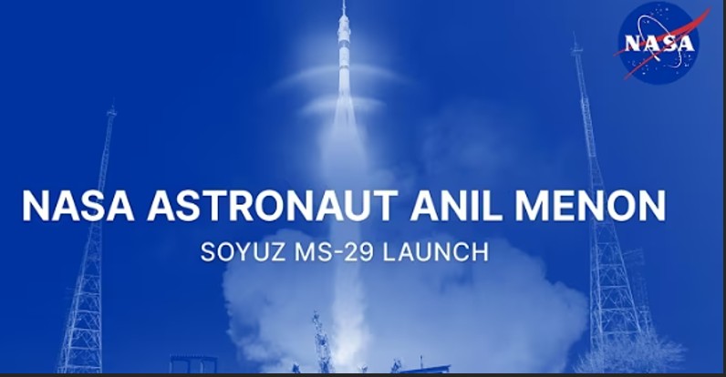 Indian-origin astronaut Anil Menon launched into space
