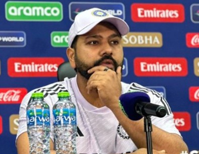 We only have 2 spinners: Rohit Sharma