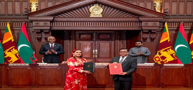 Seven MoUs exchanged between Maldives and Sri Lanka