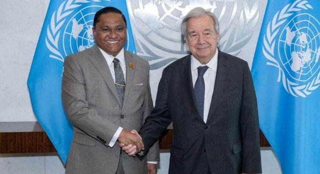 Foreign Minister Meets UN Secretary-General