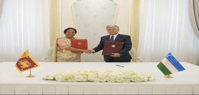 Sri Lanka and Uzbekistan Sign Bilateral Cooperation Agreement