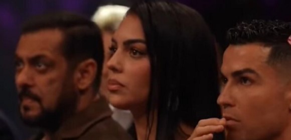Salman Khan watches boxing match next to Cristiano Ronaldo-Georgina Rodríguez