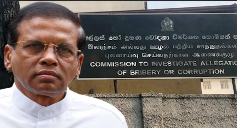 Maithripala Sirisena gives statement to CIABOC over Uma Oya project