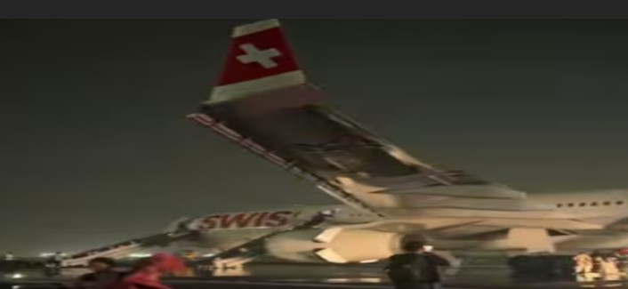 Swiss flight aborts takeoff in Delhi