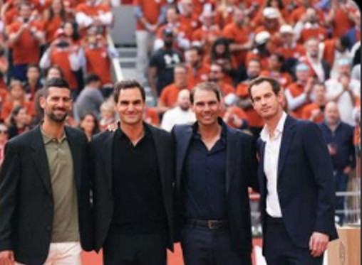 Rafael Nadal emotional as Roger Federer and Novak Djokovic join French Open tribute