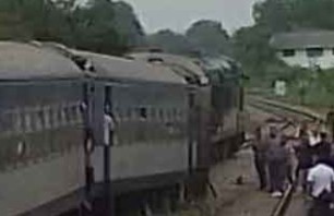 Train derails near Omanthai railway station