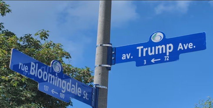 Ottawa council to vote to remove Donald Trump’s name from residential street