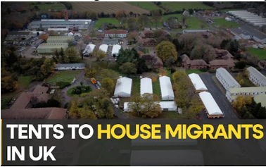 UK to house migrants in tents if arrivals surge