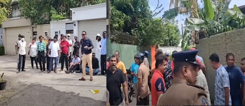 Protest outside Finance Secretary’s residence turns violent
