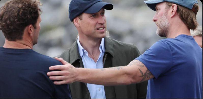 Prince William goes unnoticed during his early morning jog in New York